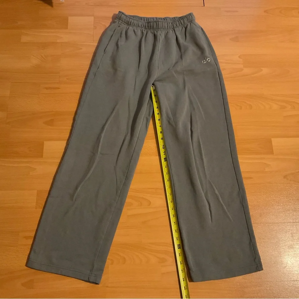 Alo Yoga Accolade Straight Leg Sweatpant Steel Grey S